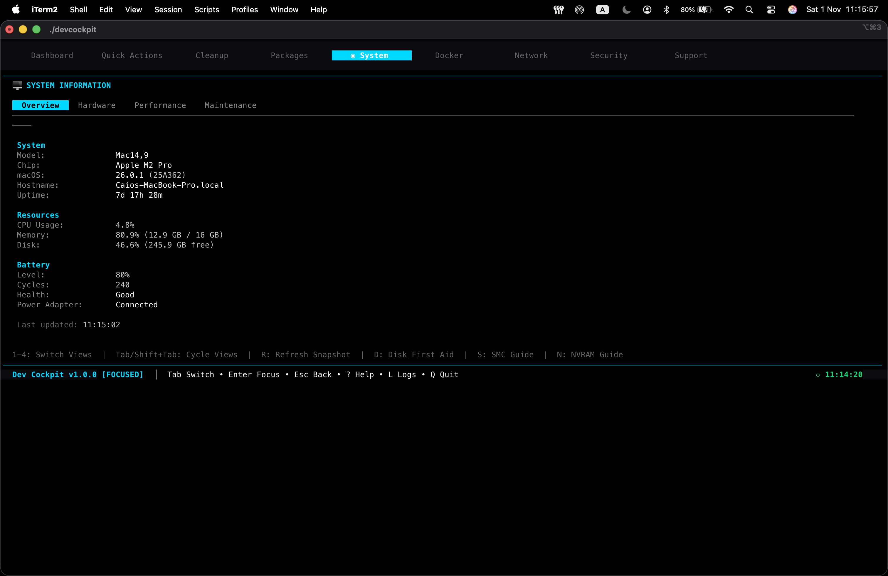 devcockpit Screenshot 5