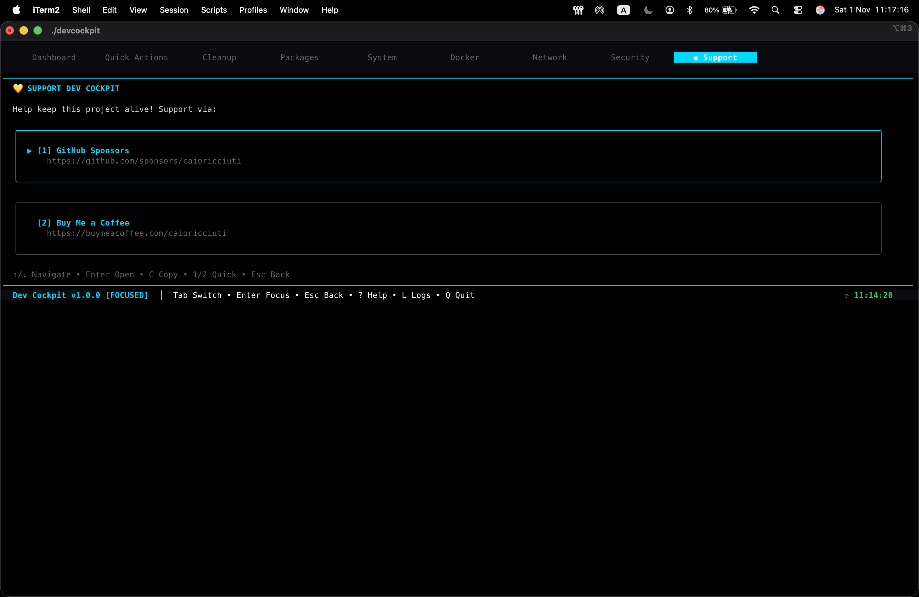 devcockpit Screenshot 6